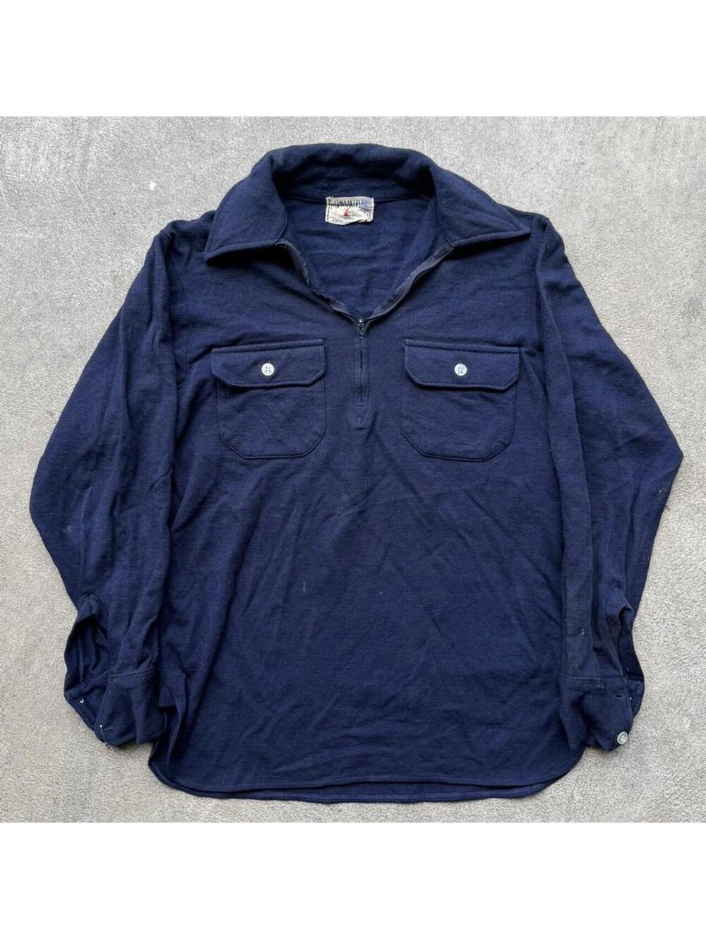 American Vintage Men's Navy Sweatshirt